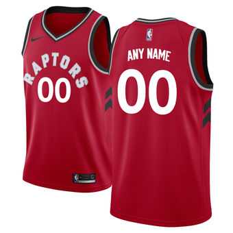 Men & Youth Customized Toronto Raptors Nike Red Swingman Icon Edition Jersey